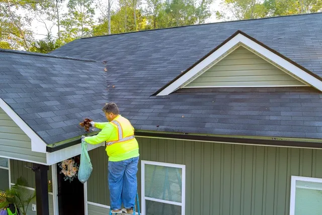 Gutter Cleaning by National Softwash in Aurora IL and Nearby Areas: Ensuring Clean and Efficient Gutters